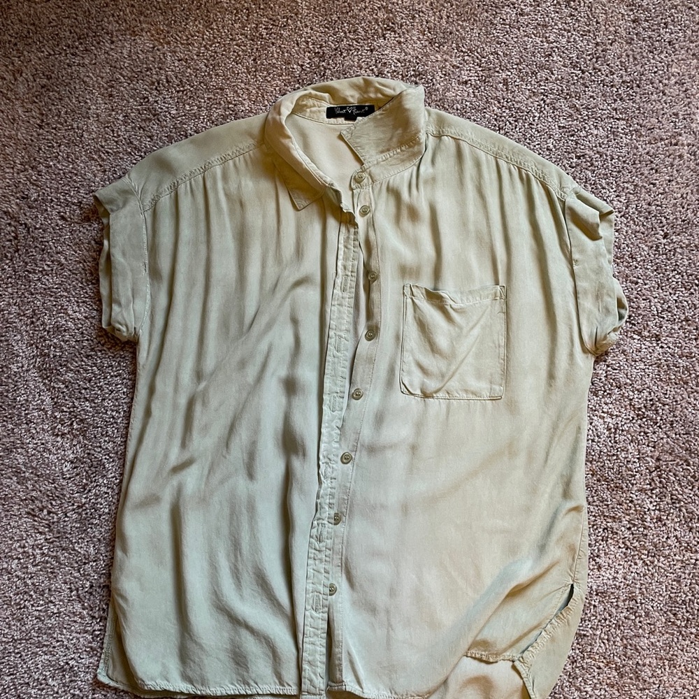 Wrangler Green Casual Button Down Shirt